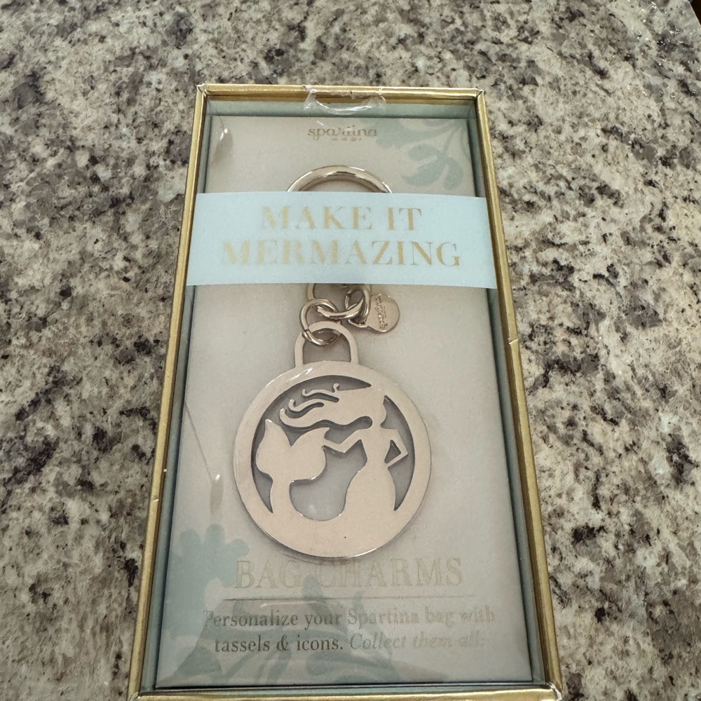 Spartina Mermaid Bag Charm/Keychain